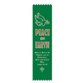 2" x 8" Stock Prayer Ribbon Bookmarks (Peace On Earth)
